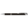 Tres-Chic Softy Pen - Full-Color Metal Pen Black/Silver Accents
