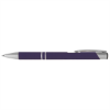 Tres-Chic Softy Pen - Full-Color Metal Pen Navy/Silver Accents