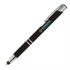 Tres-Chic Softy Stylus Pen - Full-Color Metal Pen Black