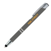 Tres-Chic Softy Stylus Pen - Full-Color Metal Pen Gray