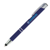 Tres-Chic Softy Stylus Pen - Full-Color Metal Pen Navy