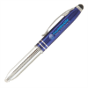 Vivano Duo Pen with LED Light & Stylus - Full Color Blue