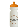 The Eco-Cyclist - 22 oz. Sports Bottle w/ Orange Lid