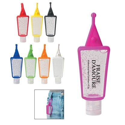 Show details for 1 oz. Hand Sanitizer in Silicone Holder Promotional-9054