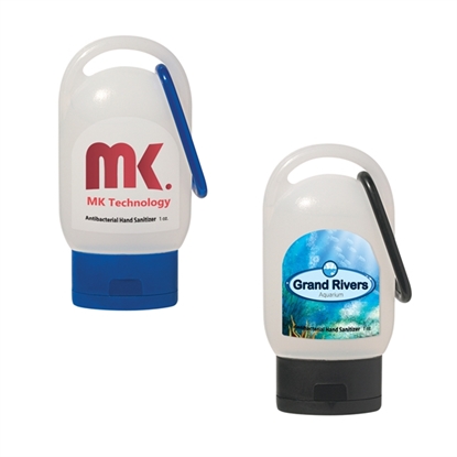 Show details for 1 oz. Hand Sanitizer with Carabiner (9057) Promotional-9057