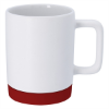 10 oz. Coast Ceramic Mug White/Red