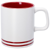 10 Oz. Lacrosse Ceramic Mug Red