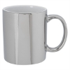 12 Oz. Iridescent Ceramic Mug Silver
