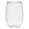 16 Oz. Stemless Wine Glass Clear