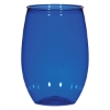16 Oz. Stemless Wine Glass Blue