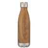 16 Oz. Swiggy Stainless Steel Woodtone Bottle Wood Color