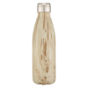 16 Oz. Swiggy Stainless Steel Woodtone Bottle Light Wood  