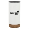 16 Oz. Wellington Stainless Steel Tumbler White One Color Imprint