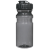 20 Oz. Poly-Clear Fitness Bottle With Super Sipper Lid- Charcoal