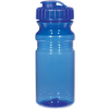 20 Oz. Poly-Clear Fitness Bottle With Super Sipper Lid-Blue