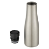 20 Oz. Stainless Steel Renew Bottle- Silver w/ Black Lid