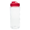 22 Oz. Wilderness Sports Bottle-Clear w/ Red Lid