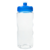 22 Oz. Wilderness Sports Bottle-Clear w/ Blue Lid