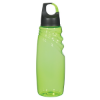 24 Oz. Crest Carabiner Sports Bottle-Lime Green w/ Black Lid