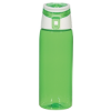 24 Oz. Tritan Flip-Top Sports Bottle- Translucent Green w/ White Accents