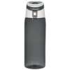 24 Oz. Tritan Flip-Top Sports Bottle- Translucent Charcoal w/ White Accents