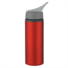 25 oz. Aluminum Bike Bottle-Metallic Red w/ Gray Lid