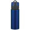 25 Oz. Aluminum Sports Bottle With Flip Top Lid - Metallic Blue
