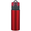 25 Oz. Aluminum Sports Bottle With Flip Top Lid - Metallic Red