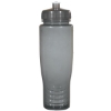 28 Oz. Poly-Clean Plastic Bottle-Translucent Charcoal