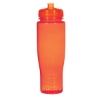 28 Oz. Poly-Clean Plastic Bottle-Translucent Orange