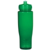 28 Oz. Poly-Clean Plastic Bottle-Translucent Green