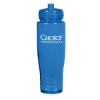 28 Oz. Poly-Clean Plastic Bottle-Translucent Blue