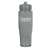 28 Oz. Poly-Clean Plastic Bottle-Translucent Charcoal