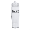 28 Oz. Poly-Clean Plastic Bottle-Translucent Clear