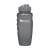 30 Oz. Poly-Clear Gripper Bottle-Charcoal