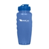 30 Oz. Poly-Clear Gripper Bottle-Blue