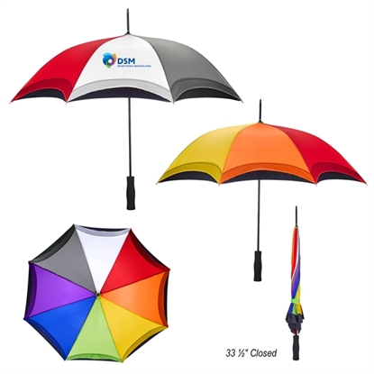 Show details for 46" Arc Rainbow Umbrella Promotional-4151