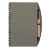 5" X 7" Eco-Inspired Spiral Notebook & Pen Gray