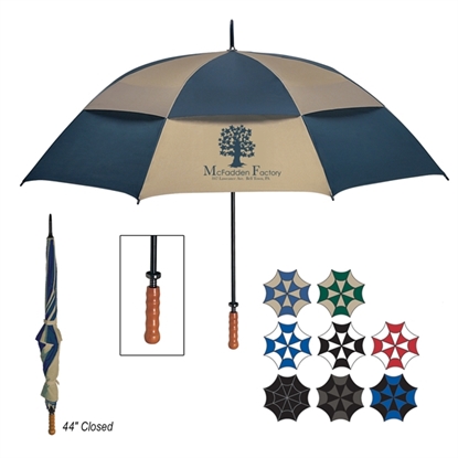 Show details for 68" Arc Windproof Vented Umbrella Promotional-4039