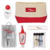 Custom Allure Cosmetic Bag Travel Kit Red