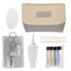 Custom Allure Cosmetic Bag Travel Kit Natural
