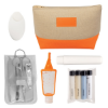 Custom Allure Cosmetic Bag Travel Kit Orange