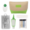 Custom Allure Cosmetic Bag Travel Kit Lime Green