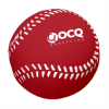 Baseball Shape Stress Reliever Red