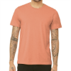PBella + Canvas Unisex Triblend T-Shirt Athletic Orange Triblend