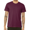 Bella + Canvas Unisex Triblend T-Shirt Solid Maroon Triblend