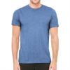 Bella + Canvas Unisex Triblend T-Shirt Athletic Blue Triblend
