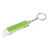 Bottle Opener/Phone Stand Key Chain White/Lime Green