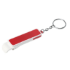 Bottle Opener/Phone Stand Key Chain White/Red