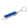 Bottle Opener/Phone Stand Key Chain White/Blue